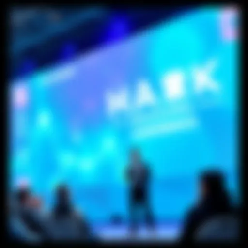 Nenter Chow, CEO of BitMart, speaking on stage at the Hack Seasons Conference about capital allocation in crypto investing.