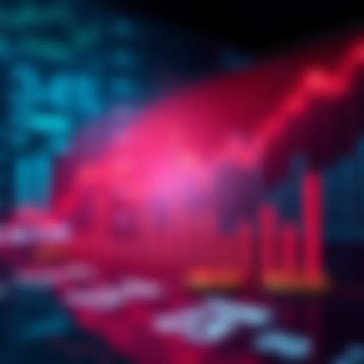 A graph showing rising tax implications on investments in the Netherlands with financial icons in the background.