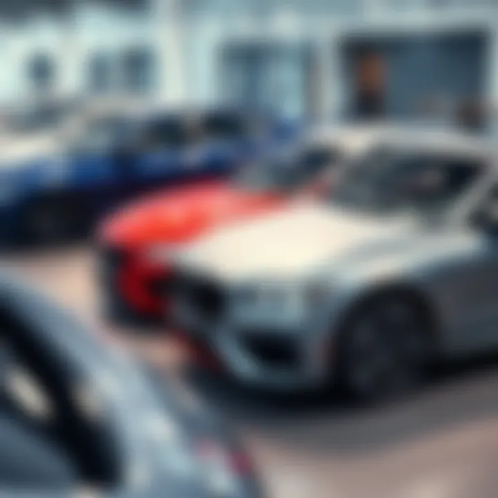 A lineup of the latest car models showcasing modern designs and features.