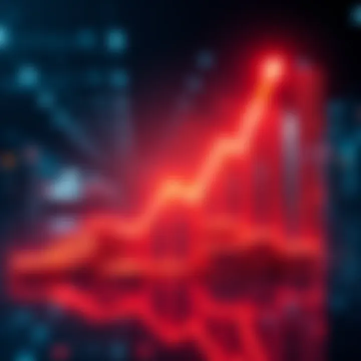 A digital scene depicting a rising graph symbolizing profits in crypto trading.