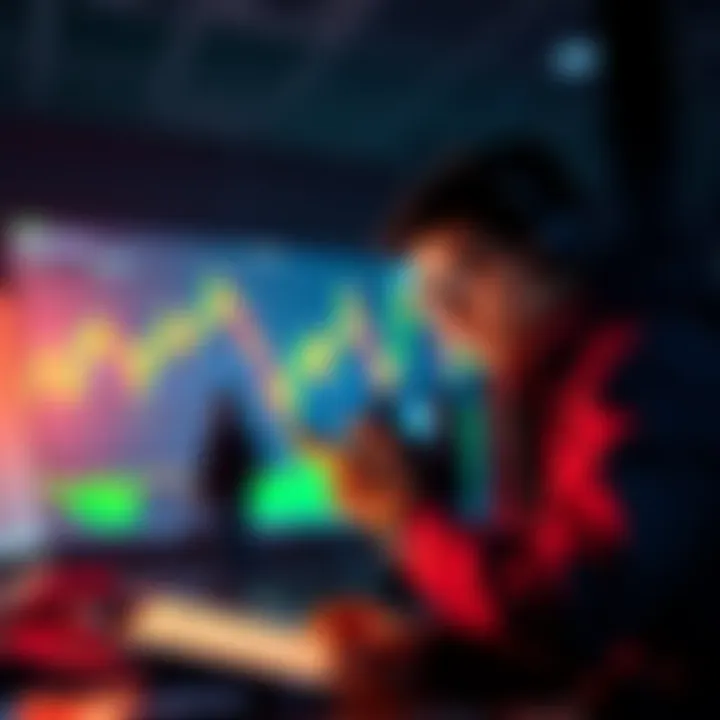 A first-time investor purchasing Ethereum, looking at market charts for analysis.