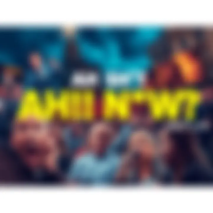 A collage of news headlines and people reacting to recent events, showing various emotions from surprise to concern.