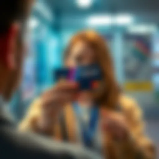 A person holding a Nexa card and an ID in hand, looking at them questioningly, with a confused expression on their face.