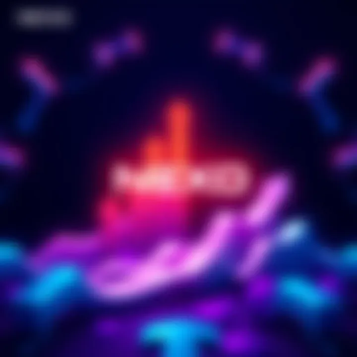 NEXO Future Strategies Illustration of NEXO logo with growth arrows indicating future market strategies