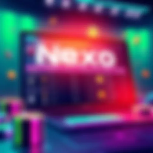 An illustration of a digital betting platform interface with cryptocurrency icons, showcasing potential betting options similar to Polymarket.