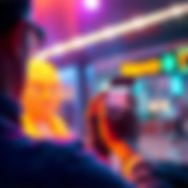 A person checking their email on a smartphone, looking excited about Nexo potentially resuming operations in the US.