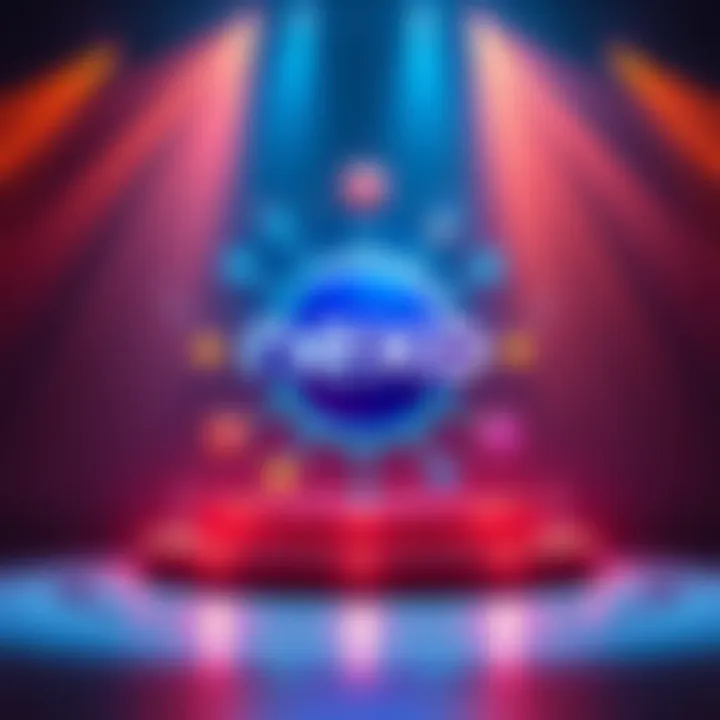 A vibrant graphic showcasing the Nexo Spotlight logo with symbols of innovation and updates around it, representing a new beginning.