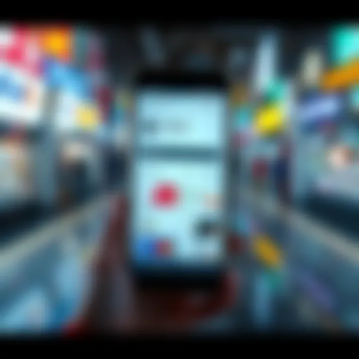 A smartphone displaying the Nexus Wallet app with Litecoin gift card options for popular retailers