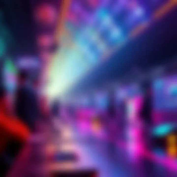 A digital artwork representation of NFTs with vibrant colors and modern design, showing their evolution over time