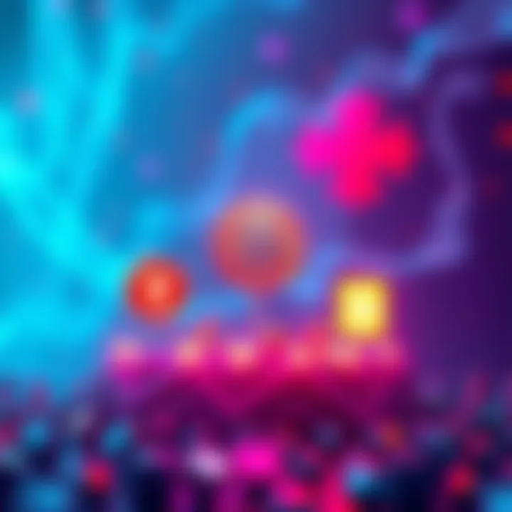 A visual representation of NFTs standing independently from cryptocurrencies, featuring digital art and a community symbol, conveying the concept of pure digital value.