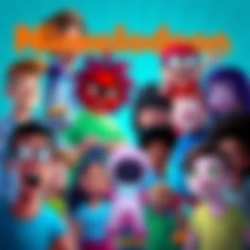 Collage of diverse Nickelodeon characters from different eras showcasing changes in representation