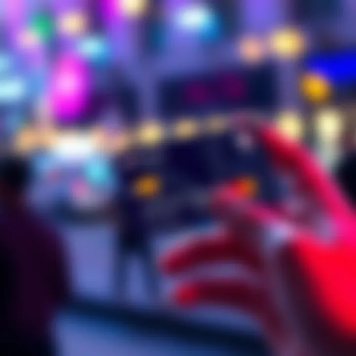 A person holding a no KYC crypto card with a digital wallet app open on their phone