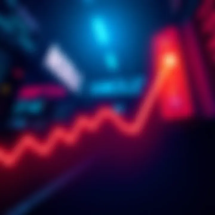 A graphic showing a downward trend line representing Nodle's 92% value decline