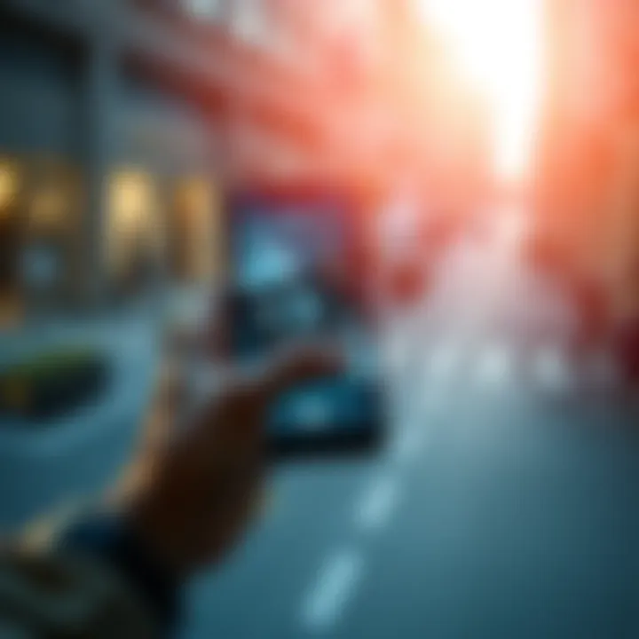 A person holding a non-custodial cryptocurrency card with digital assets displayed on a smartphone screen.