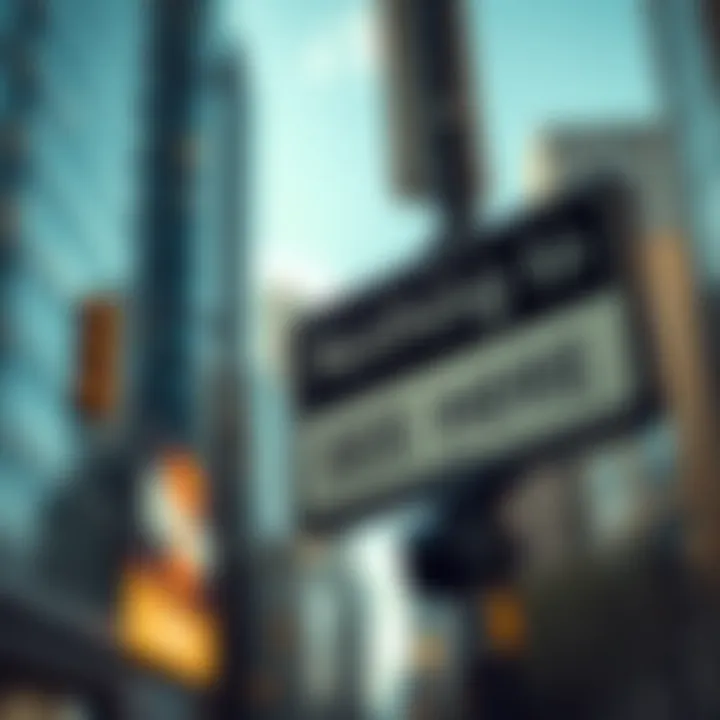 A street sign prominently displaying the phrase 'Nothing to see here' against a blurred city background, symbolizing distraction and societal commentary.