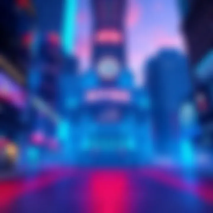 Illustration of the NYSE with a digital platform for trading tokenized stocks