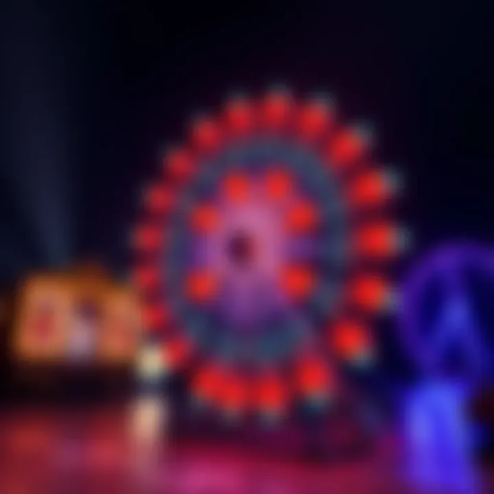 A creative representation of the old diamond wheel with vibrant diamonds and a nostalgic design, highlighting people's desire for its return.