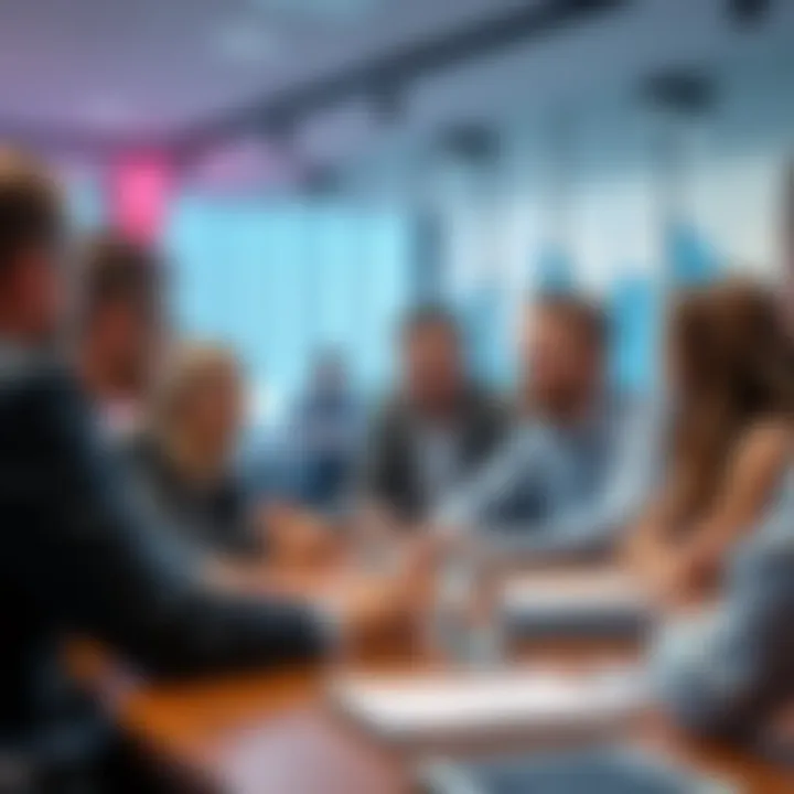 Open Source Office Meeting at Intersect MBO Participants engaging in discussion during the Open Source Office meeting, showing collaboration and teamwork