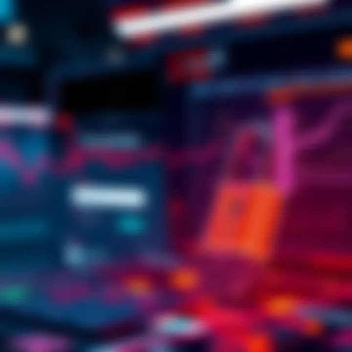 Openclaw Attack Visualization A graphic showing an impersonation attack targeting passwords and cryptocurrency wallets, with a lock symbol to indicate cybersecurity threats.