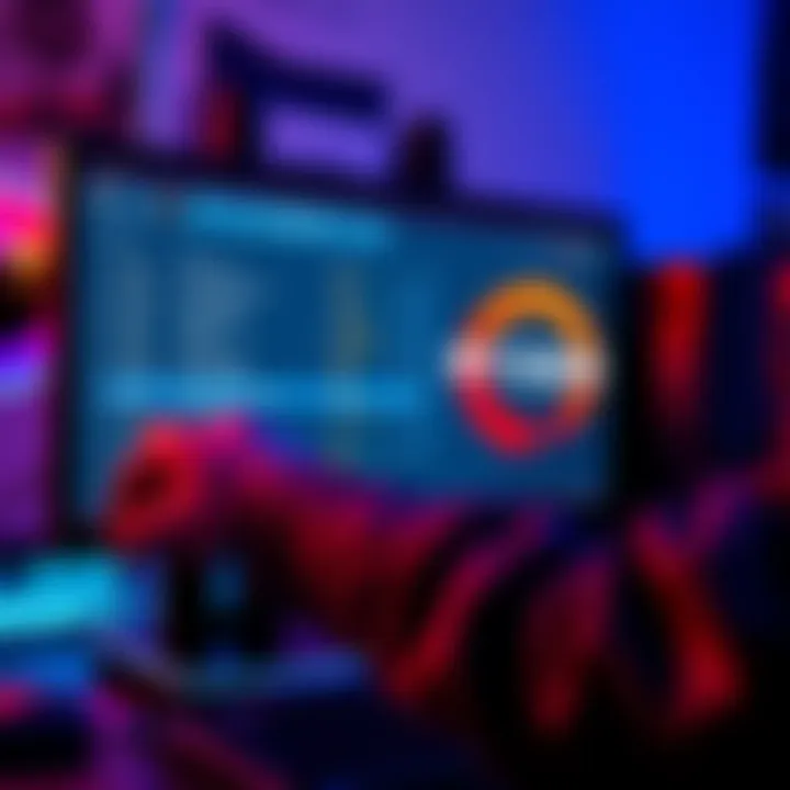 Overclocking Ryzen 9 5950X in Action A person adjusting the settings on a computer screen to overclock a Ryzen 9 5950X processor for better performance