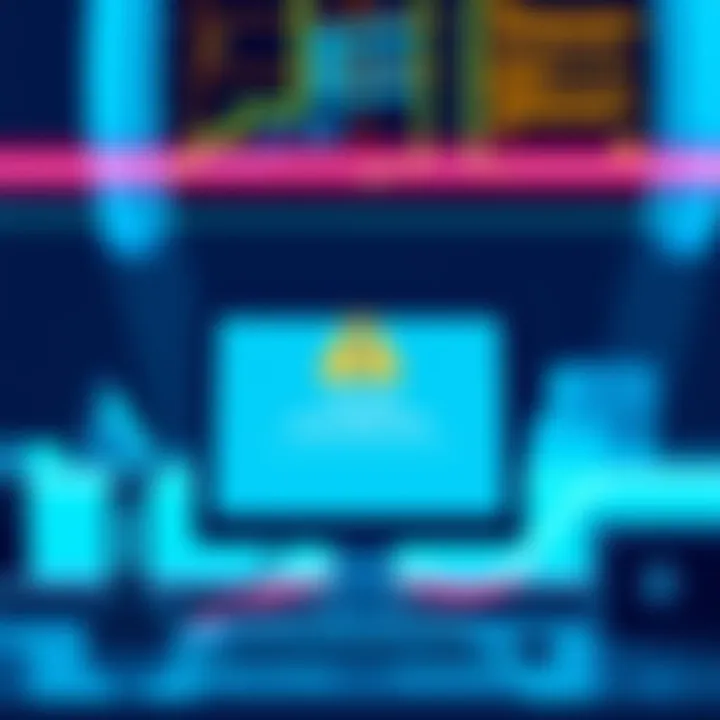 P2Pool Security Update Illustration showing a computer screen with a warning sign about P2Pool vulnerability and miners' payouts at risk.