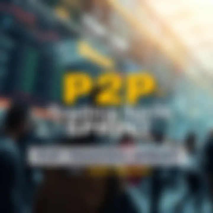 Graphic showing people trading on BitMart, with $USDT rewards highlighted and a banner for the P2P Trading Sprint event.