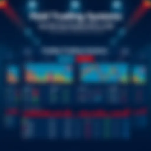 Paid Trading Systems Overview An illustrated chart showing successful paid trading systems and their strategies, focused on day trading and swing trading techniques.