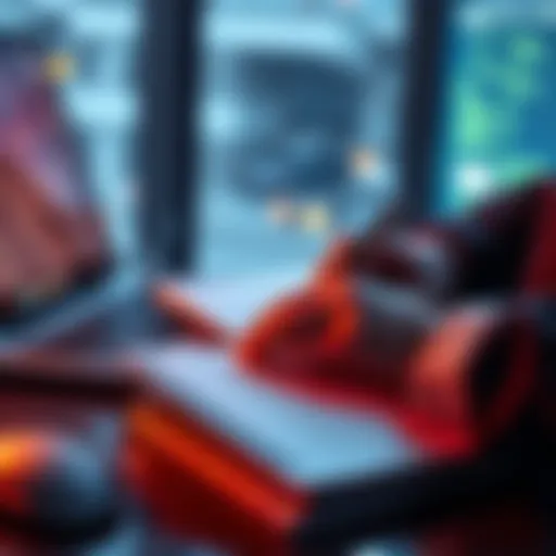 A person is securely writing down a pass phrase in a notebook next to a laptop.