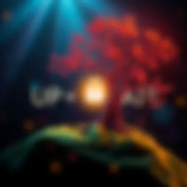 A graphic showing a digital wallet and a family tree symbolizing the transfer of cryptocurrency to heirs, with a secure lock icon representing safety.