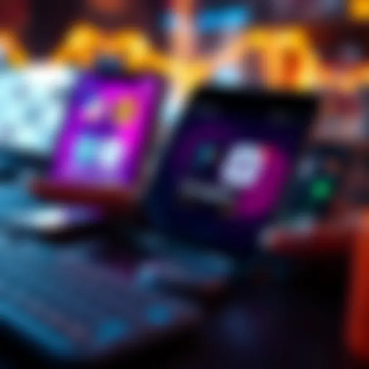 A selection of apps illustrating modern ways to earn passive income online.