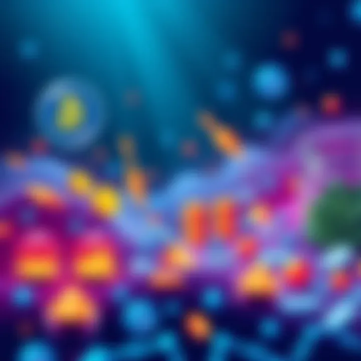 Illustration showing diverse passive income options like liquidity pools, reflection tokens, and yield farming on PulseChain