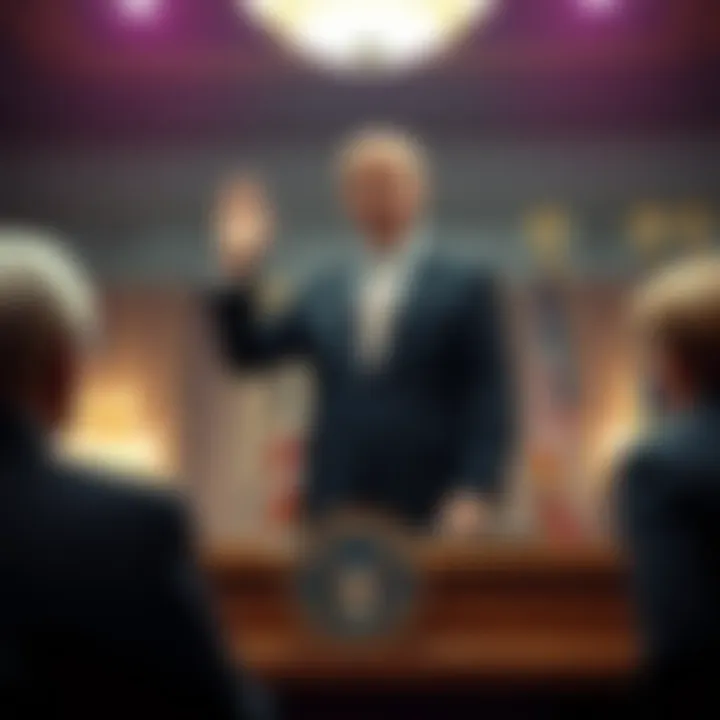 Paul Atkins being sworn in as the new SEC Chair during a formal ceremony