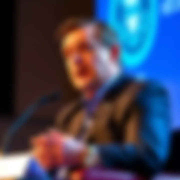 SEC Chair Paul Atkins speaking at a conference about decentralized finance regulations