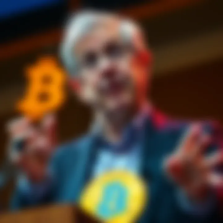 Economist Paul Krugman giving a speech about Bitcoin, expressing his skepticism about its future in finance