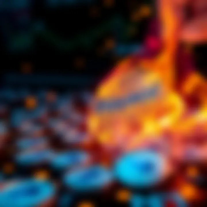 Visual representation of Paxos minting and burning PayPal stablecoins with currency symbols and digital graphics.