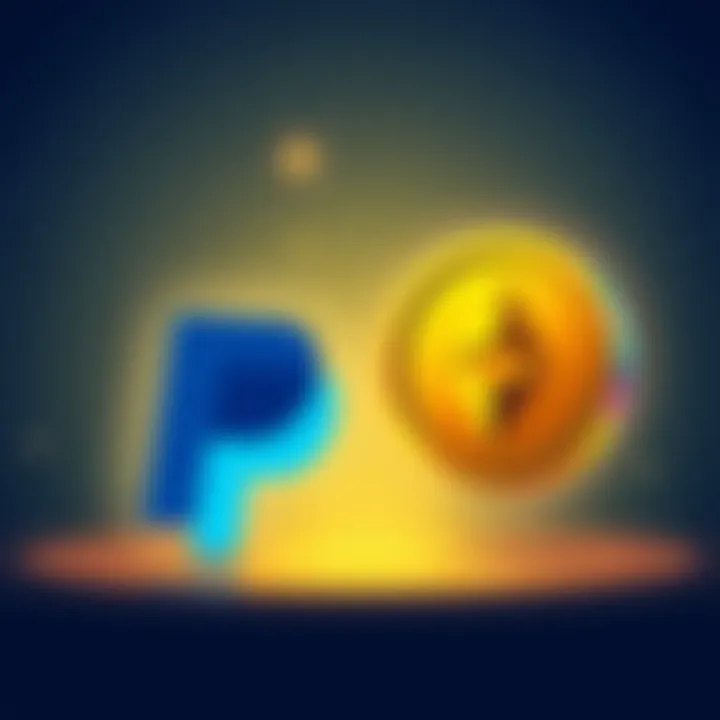 Illustration of PayPal logo alongside Arbitrum logo, symbolizing the expansion of PYUSD for quick transactions