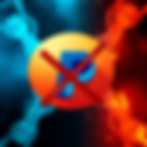 Illustration showing a Paypal logo crossed out with a Steam logo in the background, symbolizing the payment option removal.