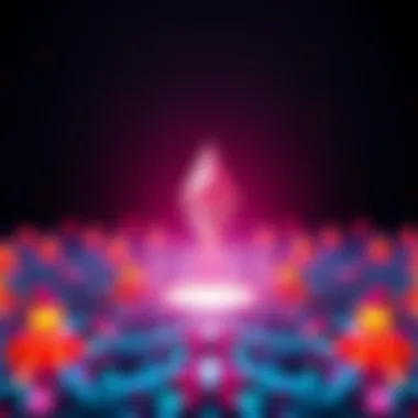 Visual representation of the Pectra upgrade showing Ethereum blockchain enhancements like smarter accounts and higher staking limits