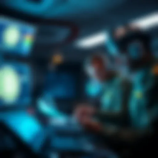 A team of military personnel examining documents and digital screens related to a Bitcoin seed phrase in a tense operation room.