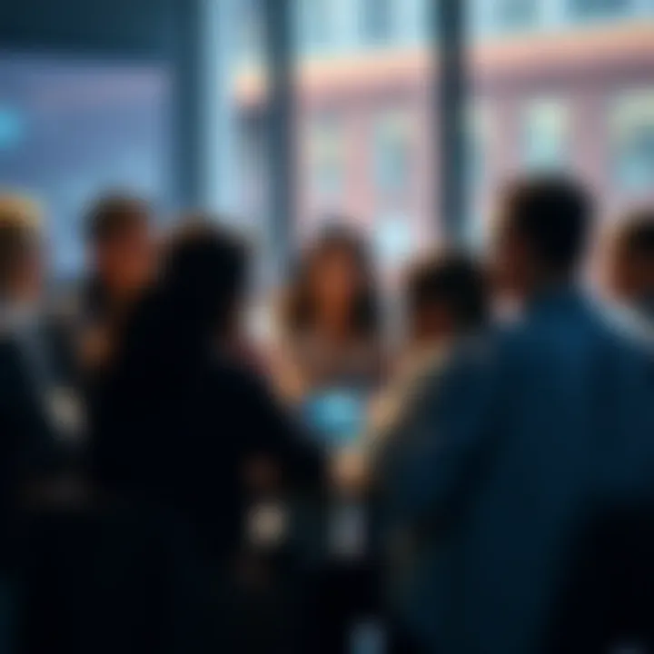 A group of people engaged in a discussion about ecosystem funding, reflecting diverse opinions and healthy discourse.