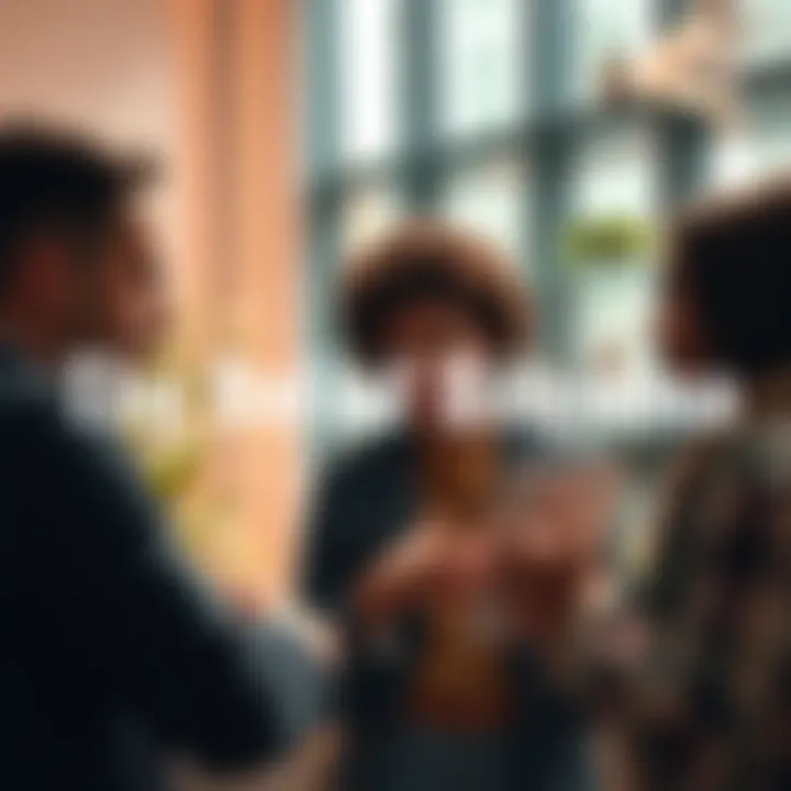 A group of people engaged in a serious conversation about their beliefs and perspectives.