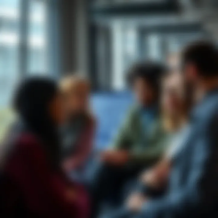 A group of diverse individuals engaged in a discussion, highlighting the importance of amplifying overlooked voices in society.