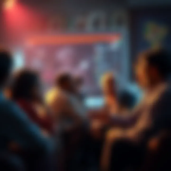 A group of people engaging in a heartfelt discussion about personal loss in an online forum setting.