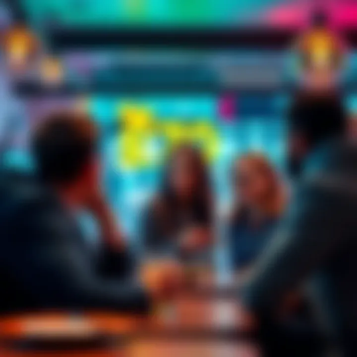 Group of people chatting about a £70 payment offer at a cafe