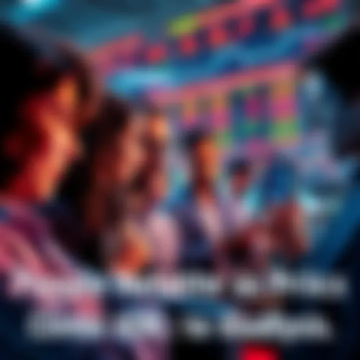 A group of people anxiously examining charts showing rising market prices, with worried expressions as they consider buying options.