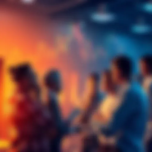 A group of people engaged in conversation about trading strategies and events on August 17, 2025