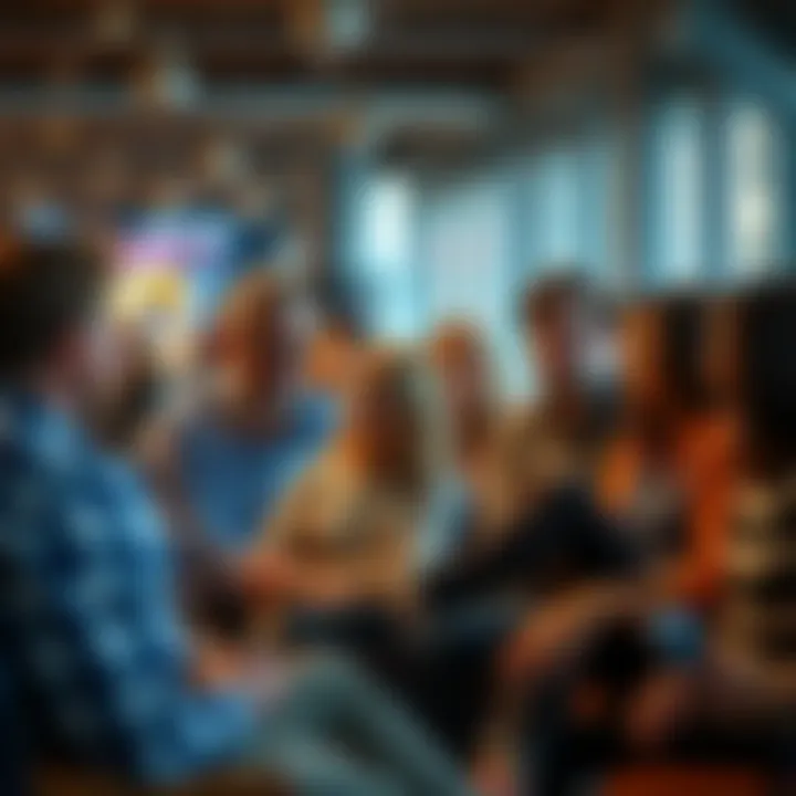 A group of people sharing their thoughts on what they expect after buying assets at $100K or more, showing diverse opinions and strategies in a casual setting.