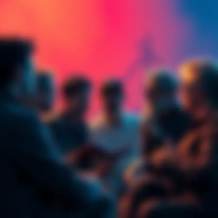 A group of people discussing their experiences after selling Bitcoin, reflecting on regret and lessons learned.