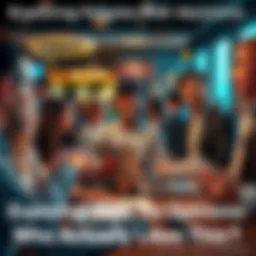 People Sharing Opinions A diverse group of people engaged in discussion, sharing their opinions on a topic, some with laptops and others with notepads.