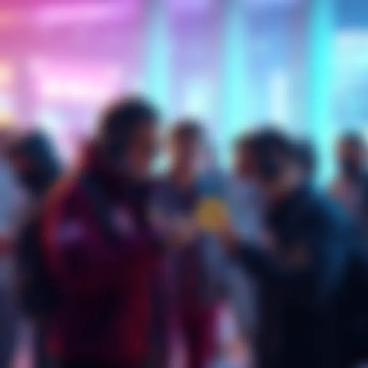 A group of individuals exchanging cryptocurrencies, highlighting the trade of XRP and BCH without using exchanges, focusing on privacy and user interactions.